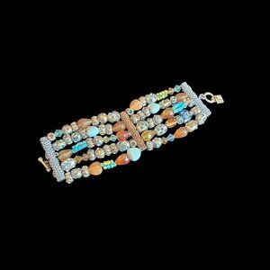Rodrigo Otazu Vintage Multi-link Chain Bracelet OOAK